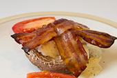 bacon mushroom low carb breakfast idea
